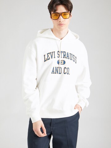 LEVI'S ® - Sudadera 'Relaxed Graphic Hoodie' en blanco: frente