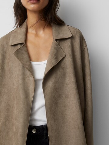 Pull&Bear Between-seasons coat in Brown