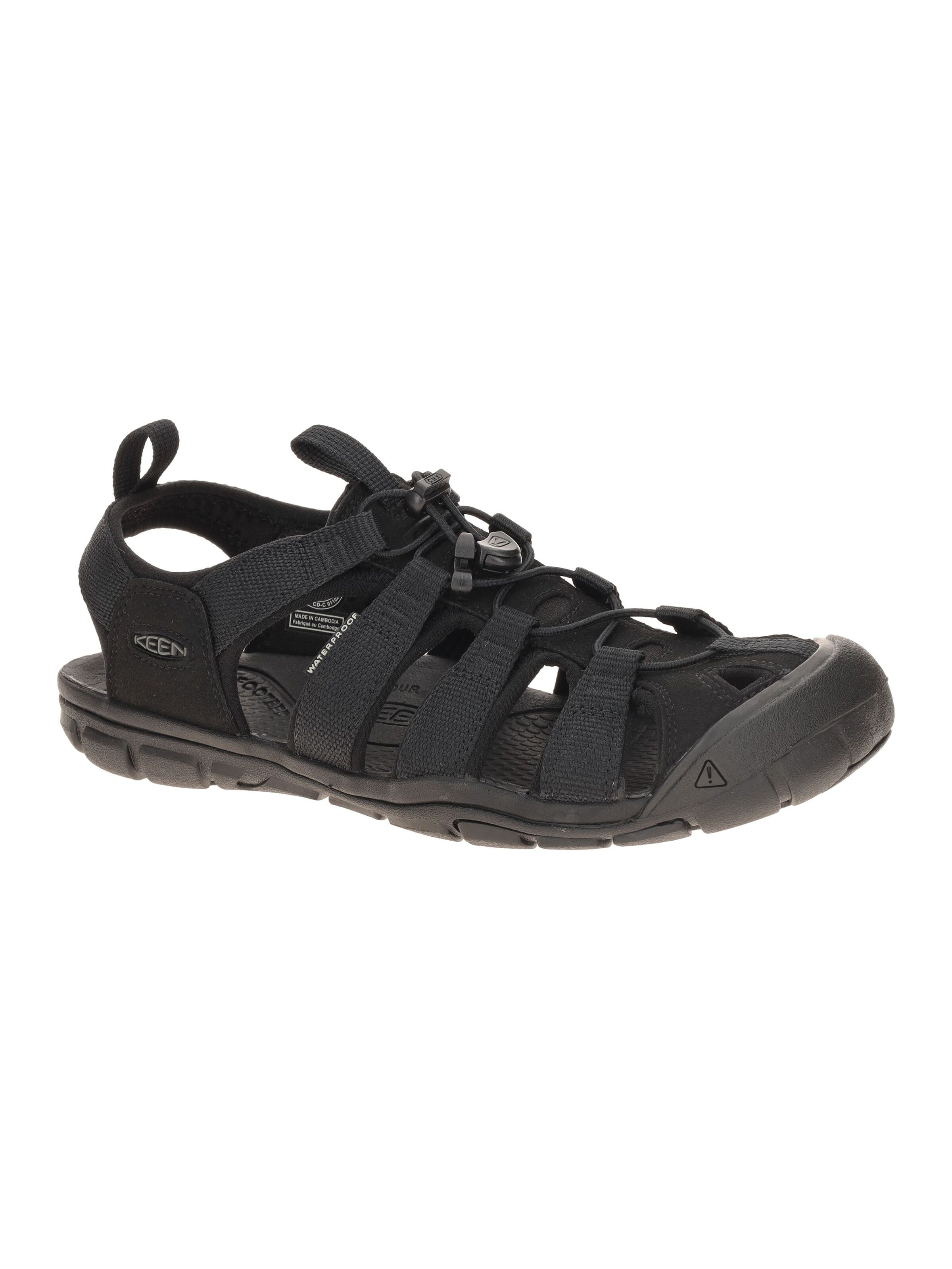 KEEN Sandals in Black: front