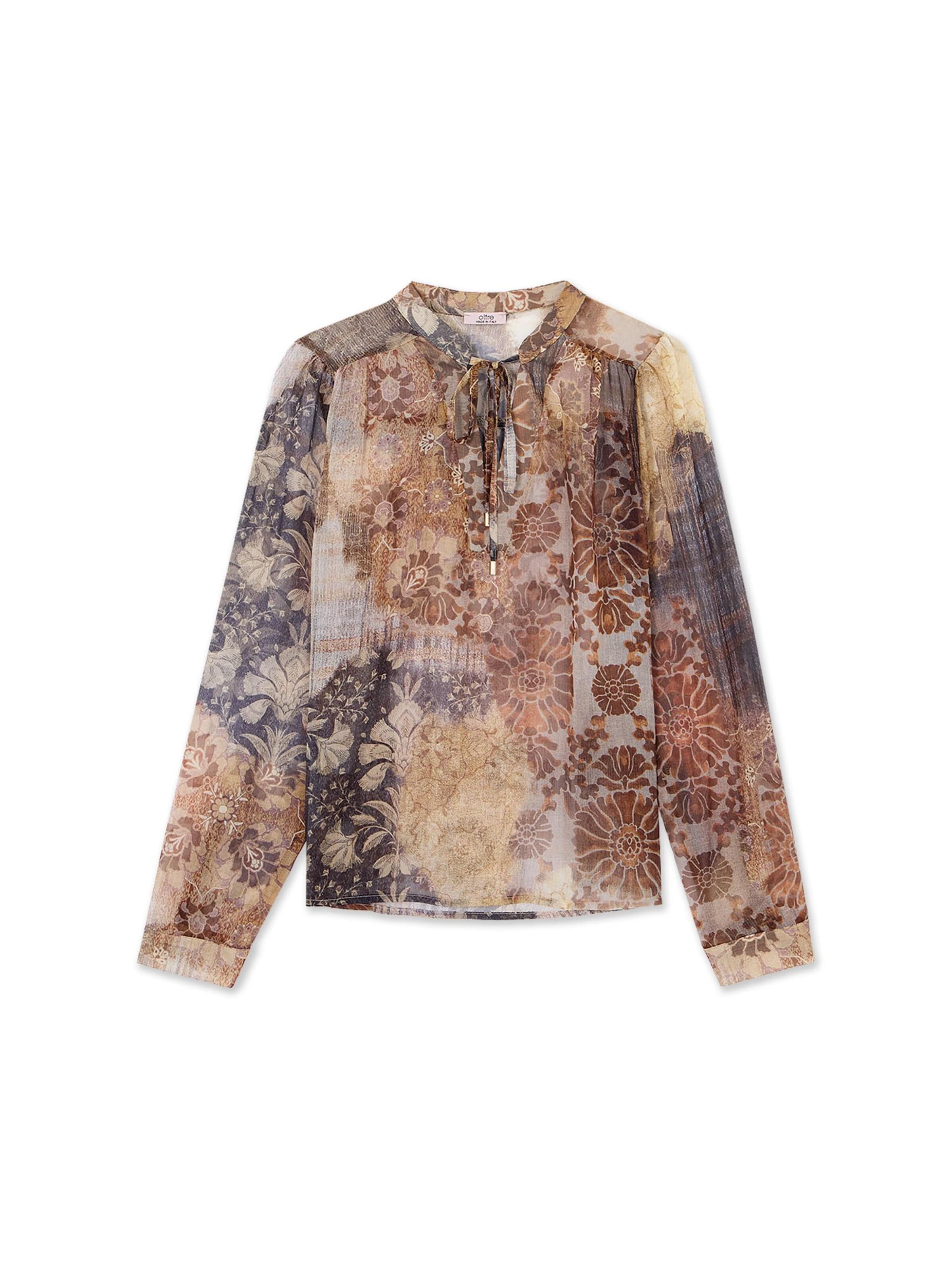 oltre - Blusa en beige: frente