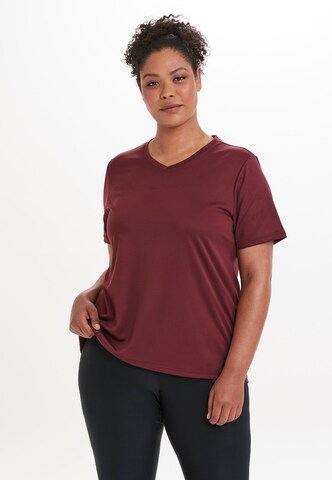 ENDURANCE Functioneel shirt 'Annabelle' in Rood: voorkant