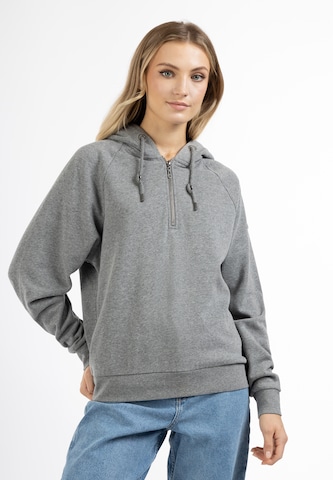 DreiMaster VintageSweater majica 'Takelage' - siva boja: prednji dio