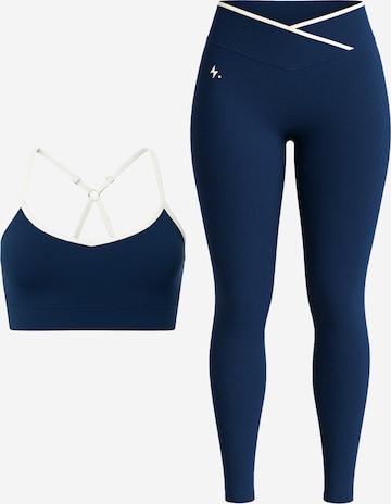 Impulse Fitwear Sports suit 'Contour' in Blue: front