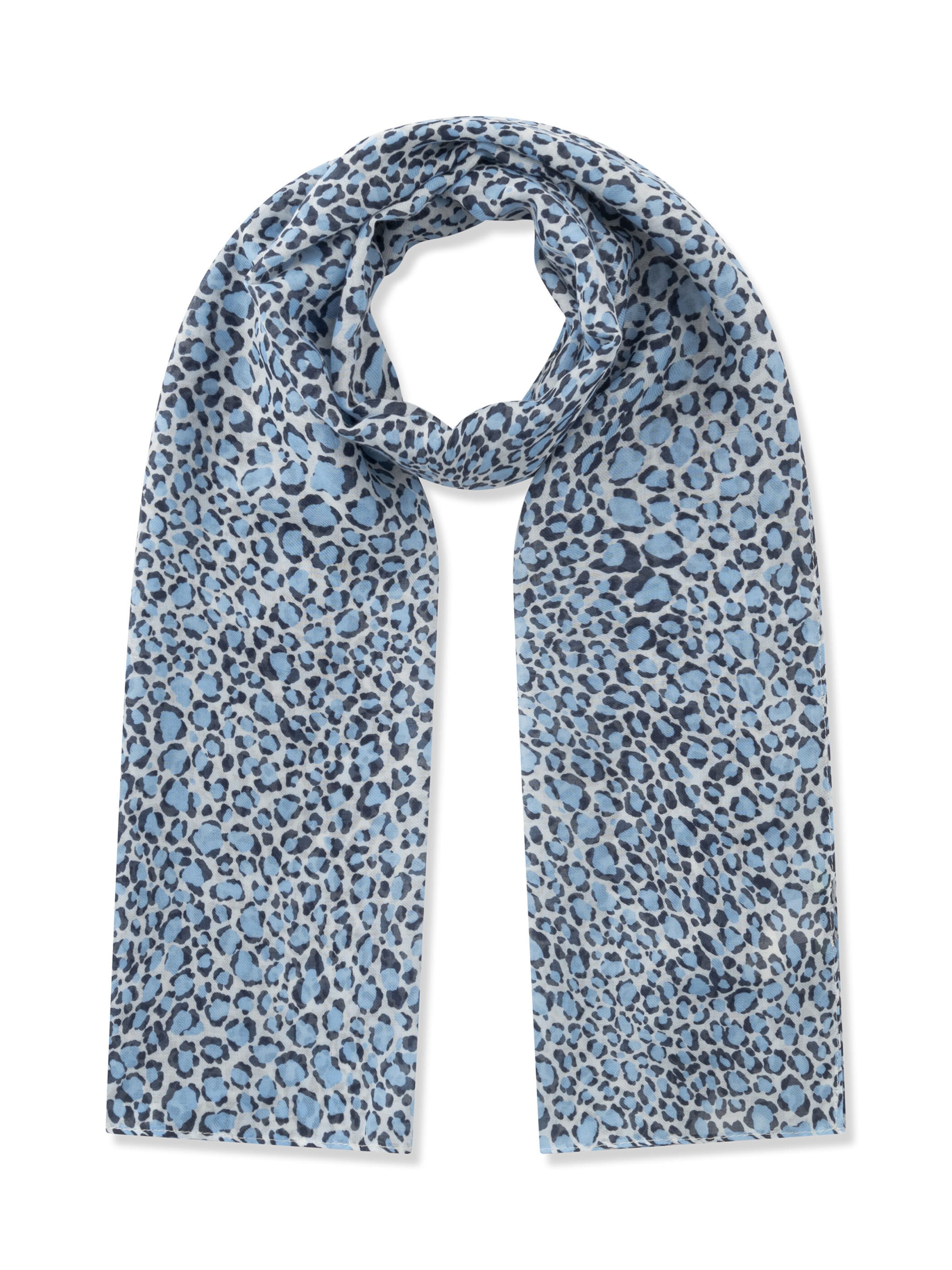 Écharpe CODELLO en bleu : devant