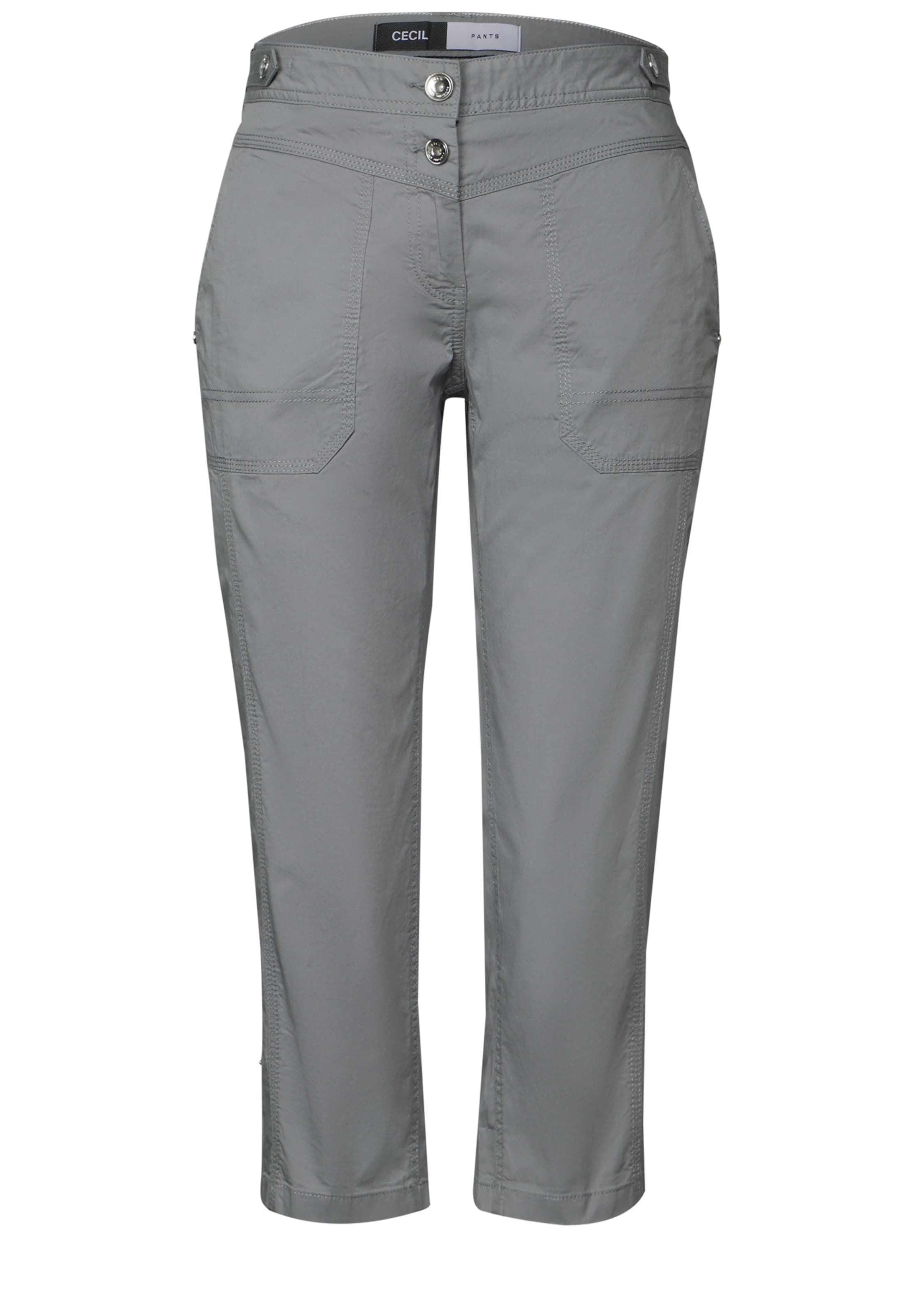 Coupe slim Pantalon 'New York' CECIL en gris : devant