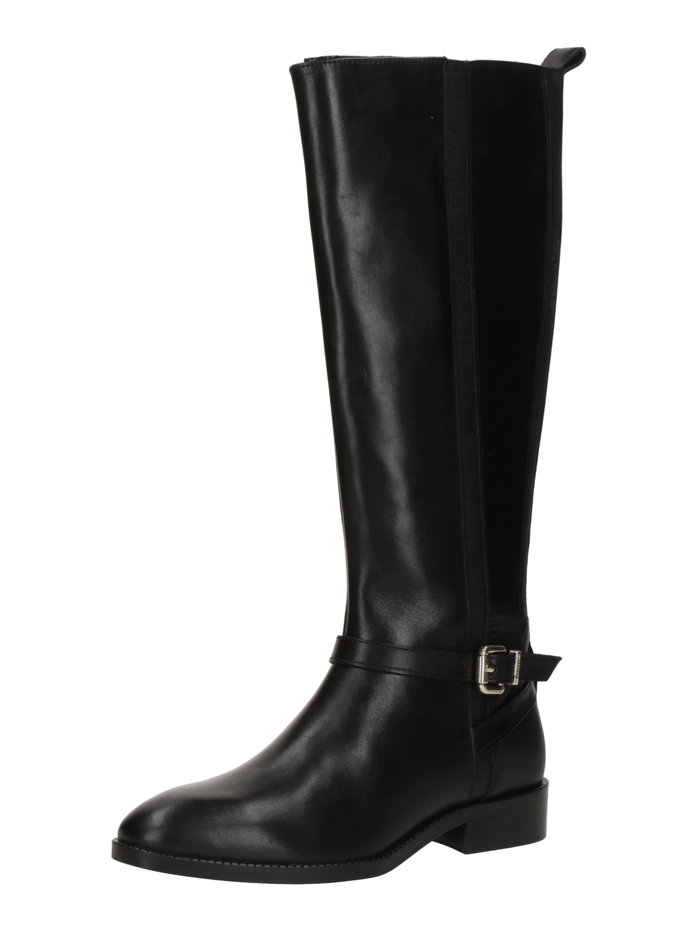 Dune LONDON Kozačky 'Tillies' – černá: přední strana