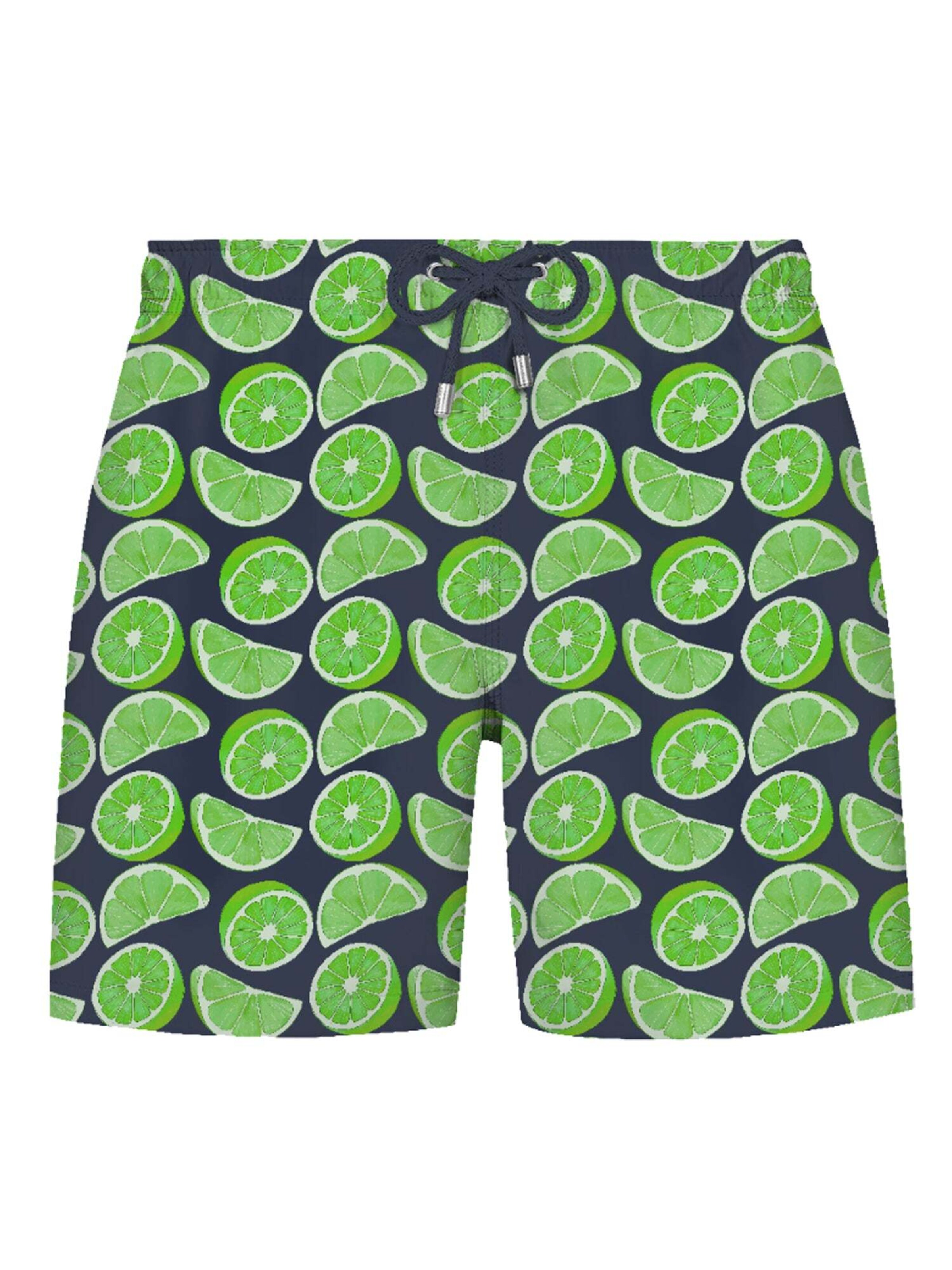 Pantaloncini da bagno 'STRIPE' di WESTMARK LONDON in verde: frontale