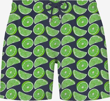 WESTMARK LONDON Board Shorts 'STRIPE' in Green: front