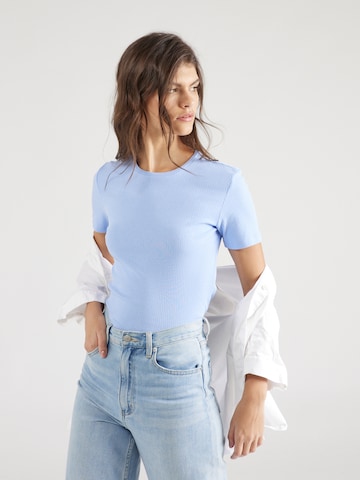 PIECES Shirt 'RUKA' in Blue: front