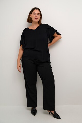 Camicia da donna 'Mirana' di KAFFE CURVE in nero