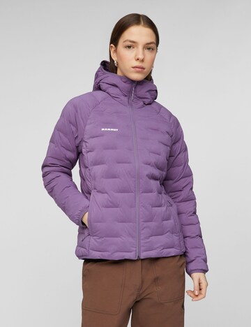 MAMMUT Outdoor Jacket in Purple: front