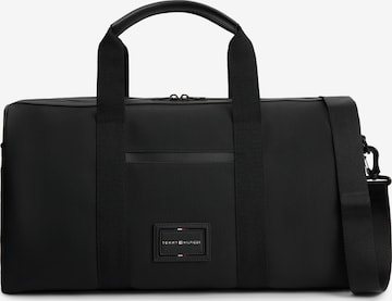 juoda TOMMY HILFIGER Kelioninis krepšys 'FOUNDATION': priekis