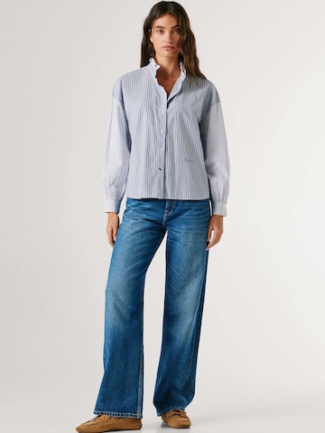 Pepe Jeans Bluse 'Aper' in Blau