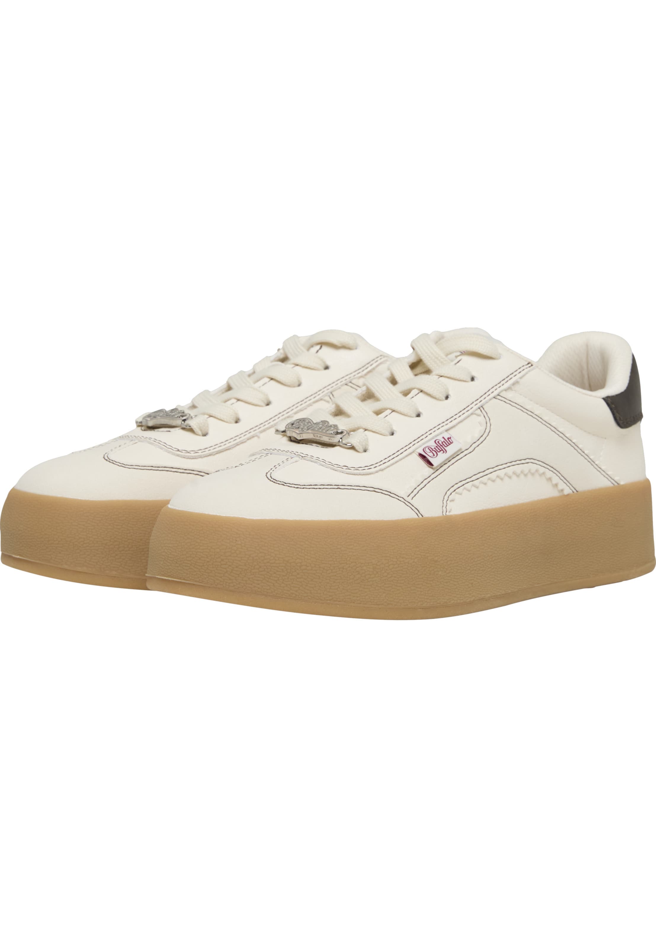 Baskets basses 'Cajo' BUFFALO en blanc