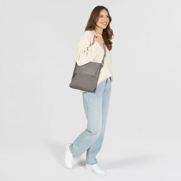 Borsa a tracolla 'Erin' di TOM TAILOR in grigio: frontale