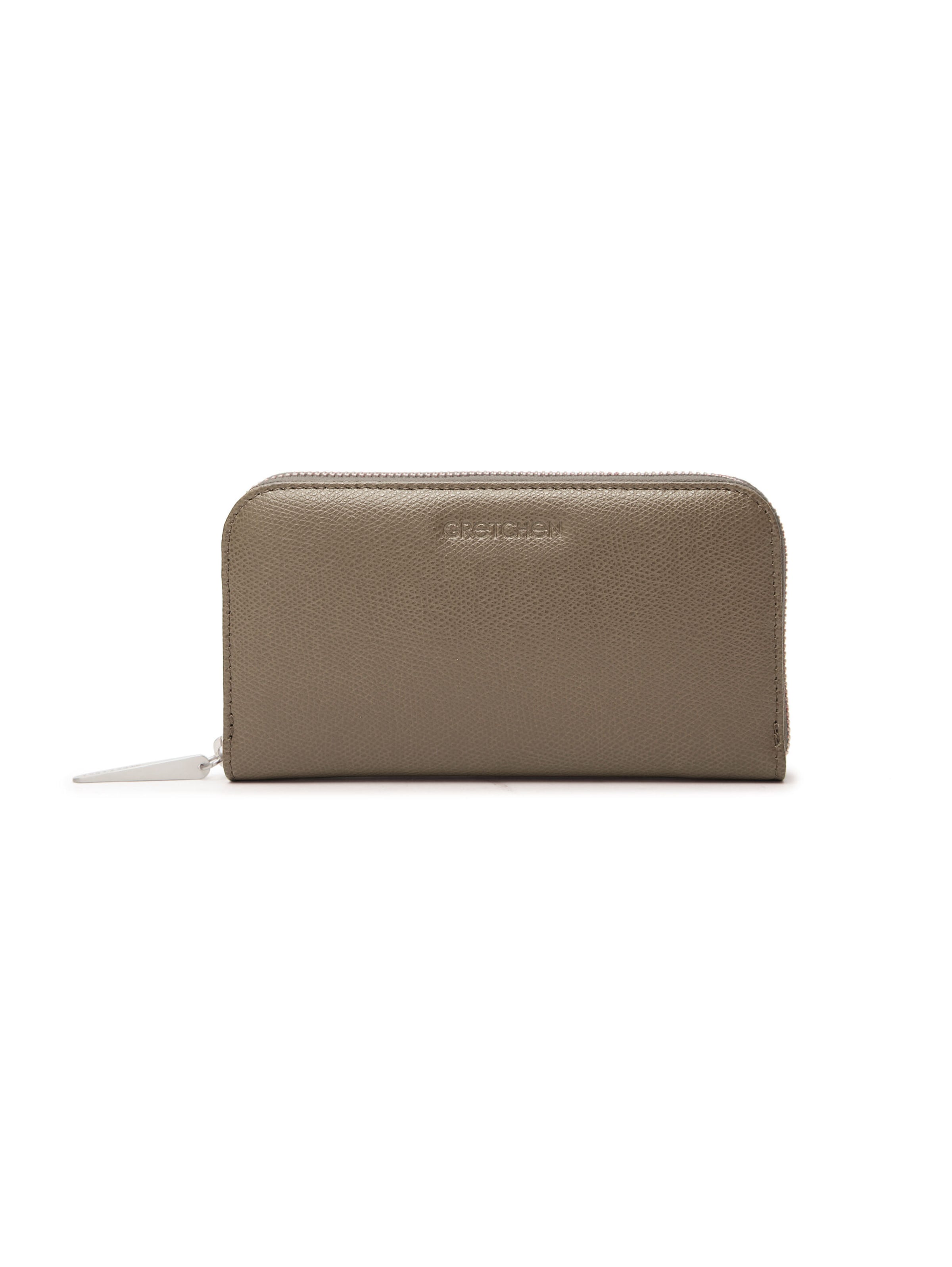 Gretchen Wallet 'Crocus' in Grey: front