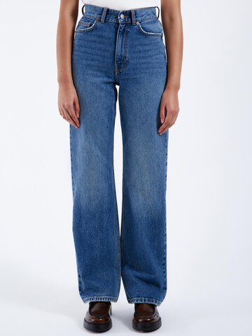 Dr. Denim Regular Jeans 'Echo High Straight' in Blauw