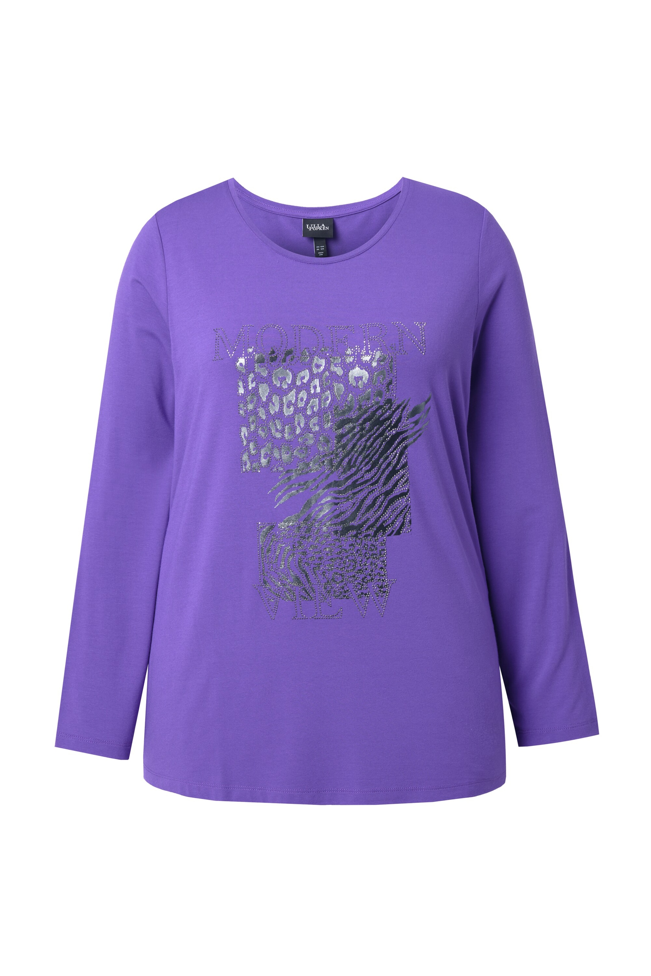 Ulla Popken Shirt in Purple: front