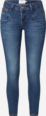 FREEMAN T. PORTER Skinny Jeans 'Alexa' in Blauw: voorkant