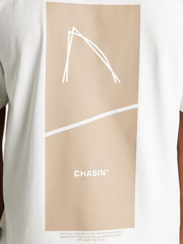 T-Shirt 'Trez' CHASIN' en blanc