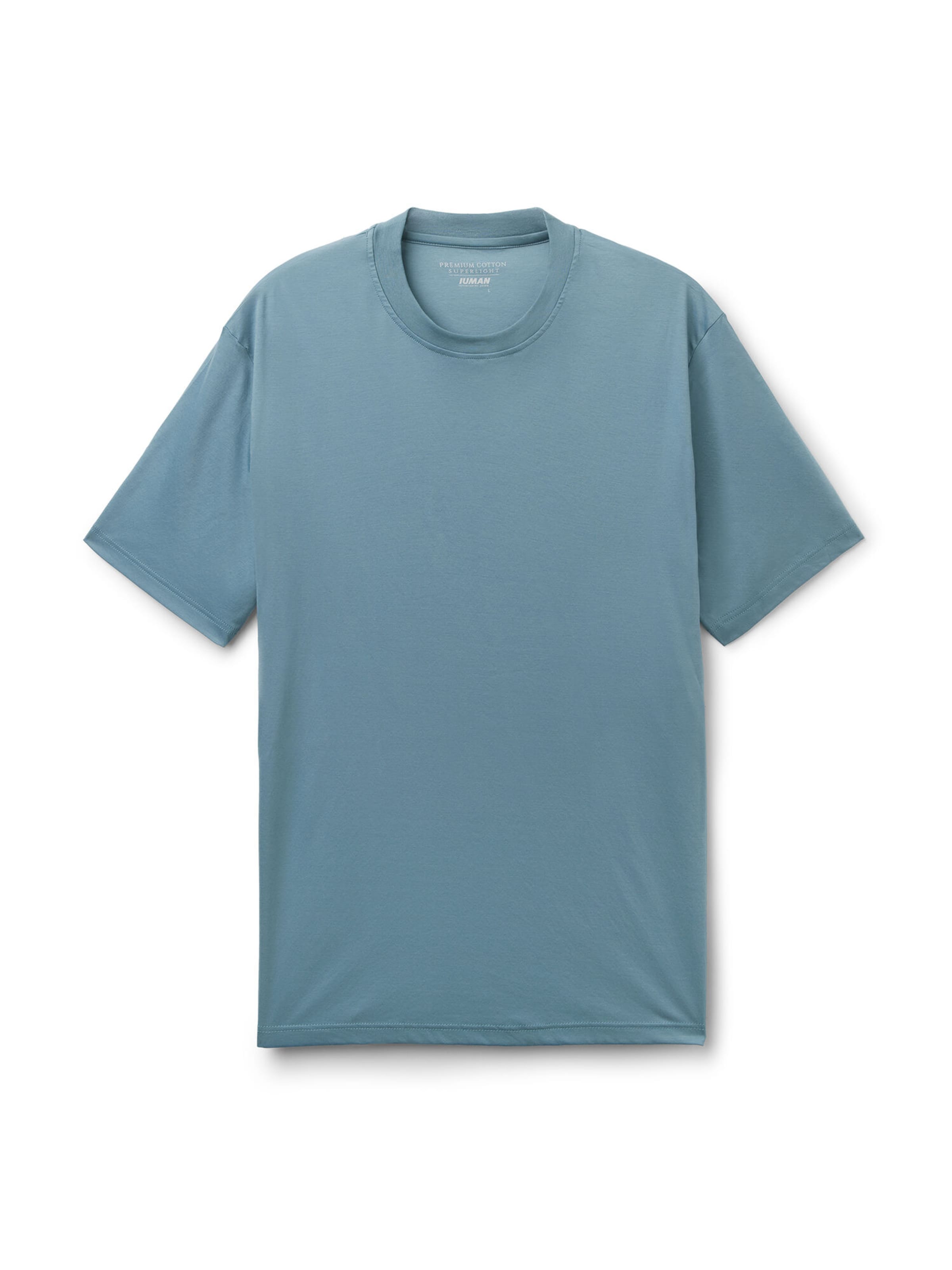 IUMAN Intimissimi Uomo T-Shirt 'Premium Superlight' in Blau: Vorderseite