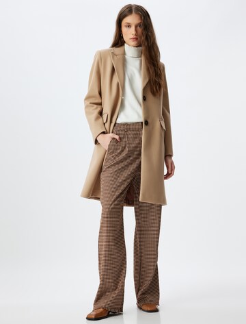 Koton Between-seasons coat in Beige: front