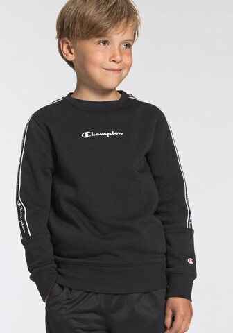 Champion Authentic Athletic Apparel Sweatshirt in Black: front