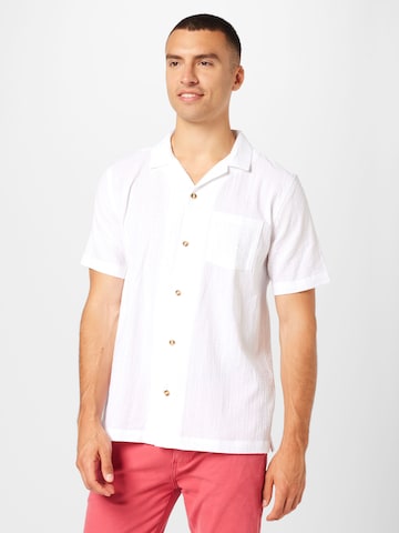 Cotton On Klasický střih Košile 'Riviera' – bílá: přední strana