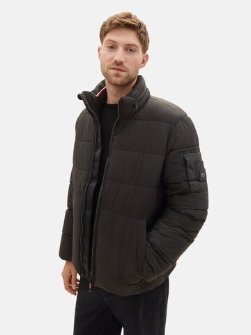 TOM TAILOR Winterjacke in Schwarz