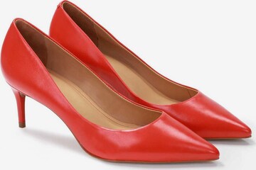 Kazar - Zapatos con plataforma en rojo