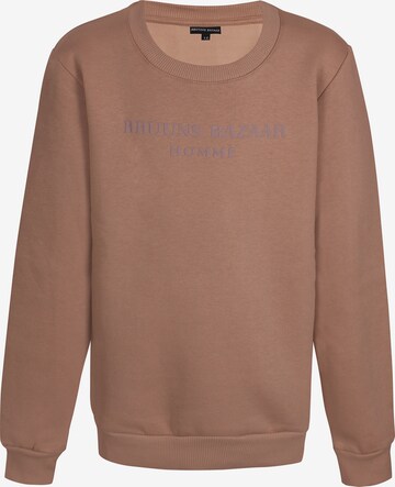 Bruuns Bazaar Kids Sweatshirt 'Erik-Emil' i brun: framsida