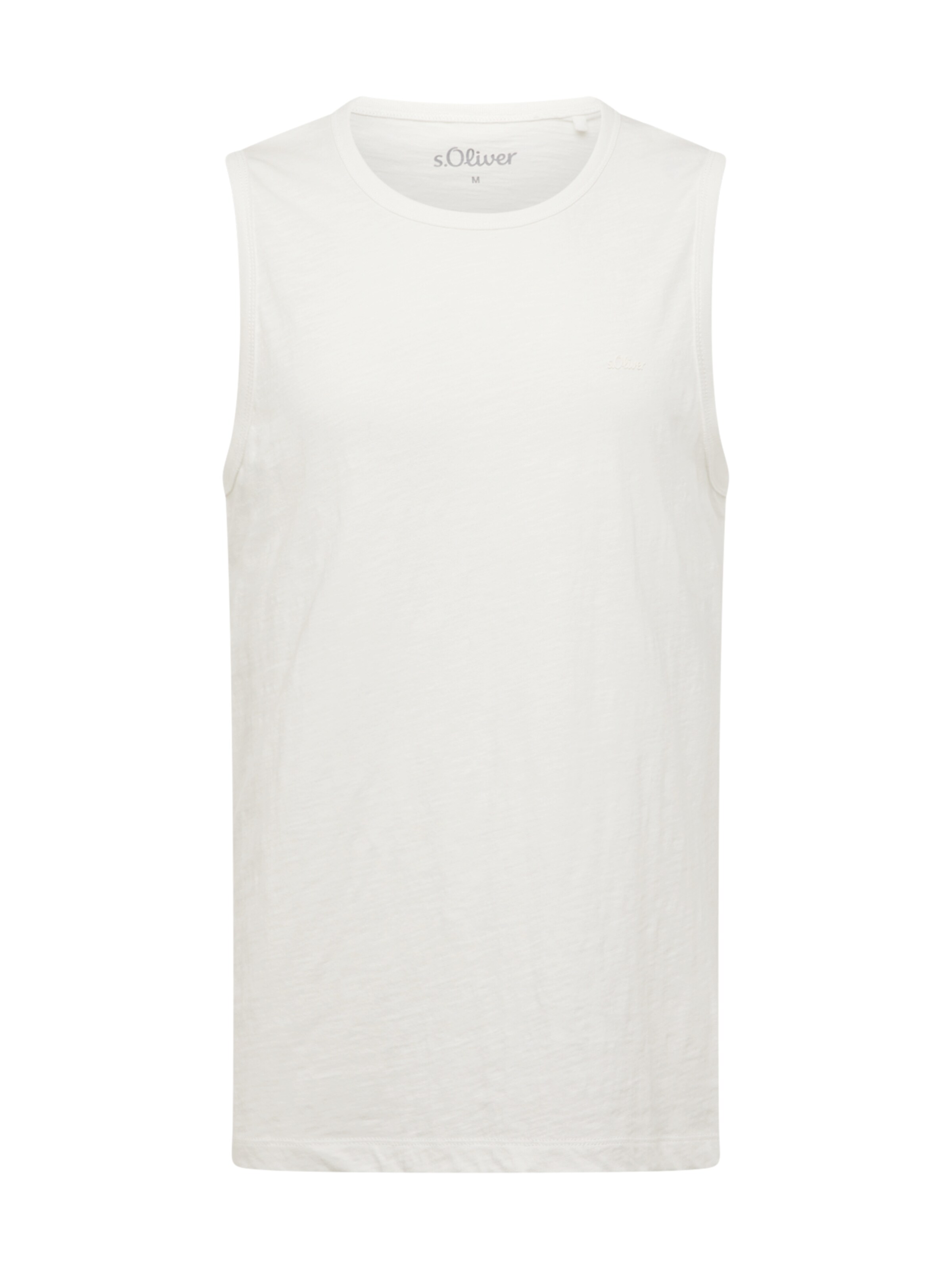s.Oliver Μπλουζάκι σε λευκό: μπροστά