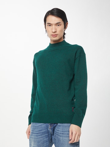 Pull-over SCOTCH & SODA en vert : devant