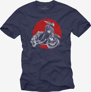 MAKAYA Shirt in Blue: front