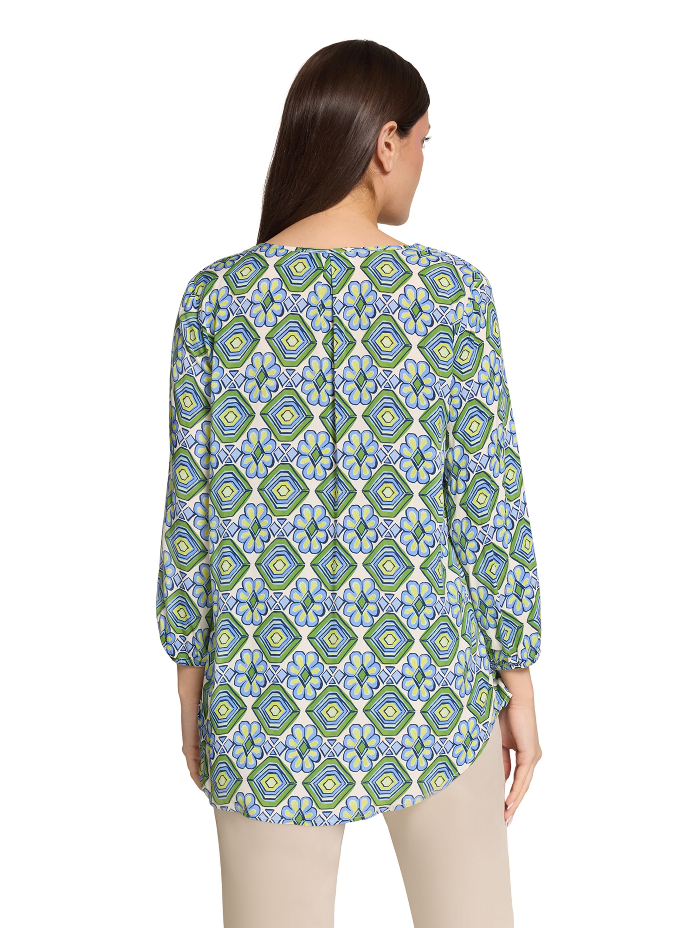 Cartoon Blouse in Groen