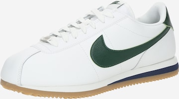 Baskets basses 'Cortez' Nike Sportswear en blanc : devant