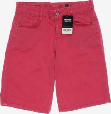 s.Oliver Shorts in XS in Red: front
