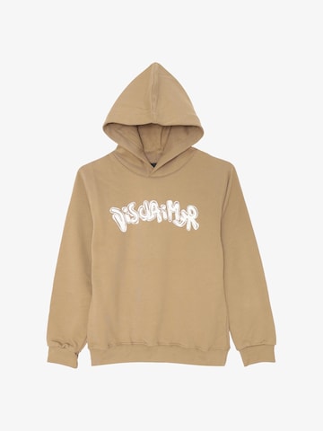 DISCLAIMER Sweatshirt 'Graffiti' in Beige: front