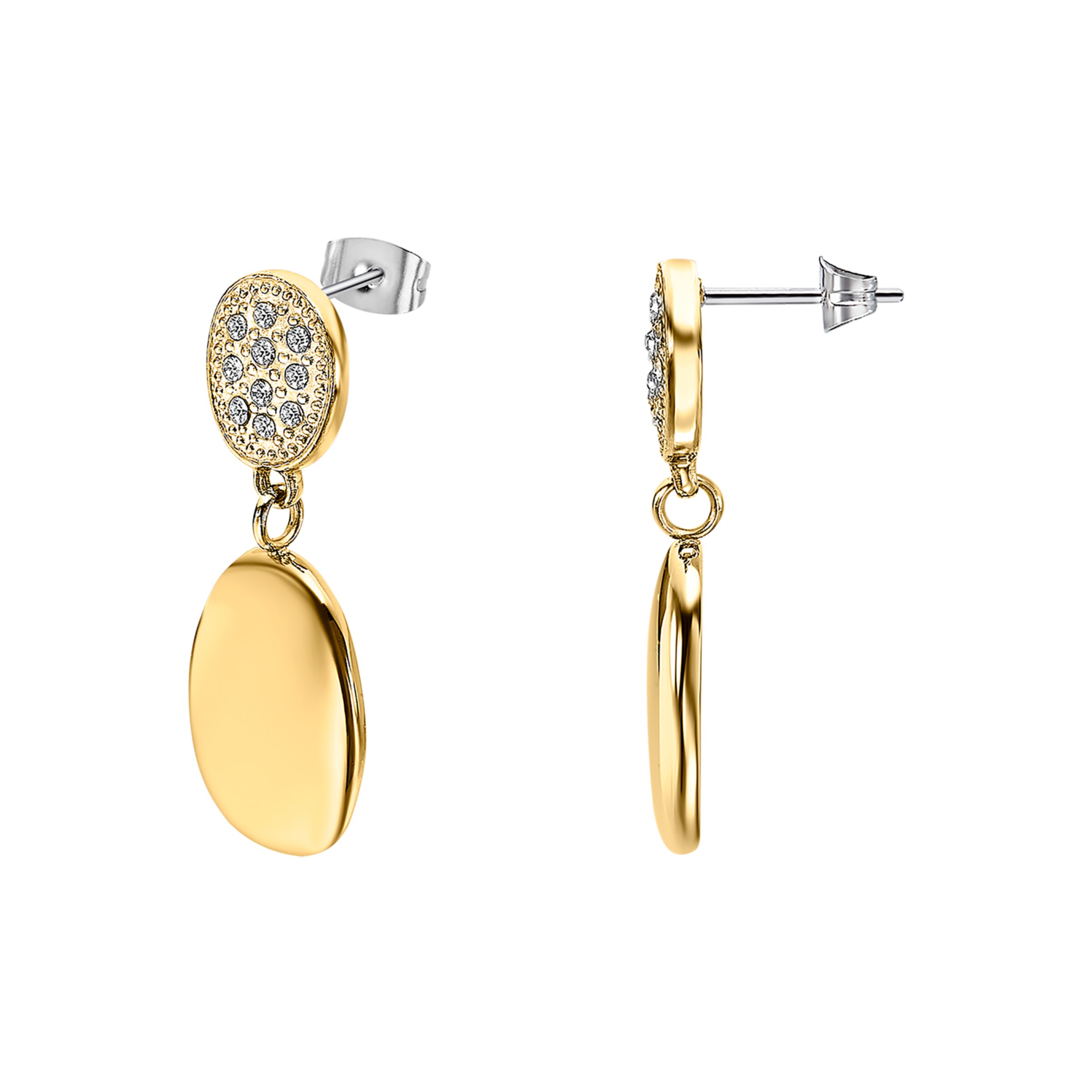 Lotus Ohrringe in Gold