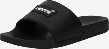 Saboți 'JUNE' de la LEVI'S ® pe negru: față