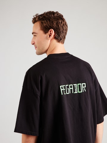 T-Shirt 'Bleek' Pegador en noir