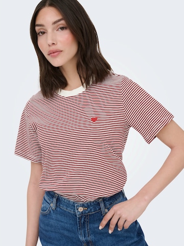 JDY T-shirt 'JDYPISA' i vit