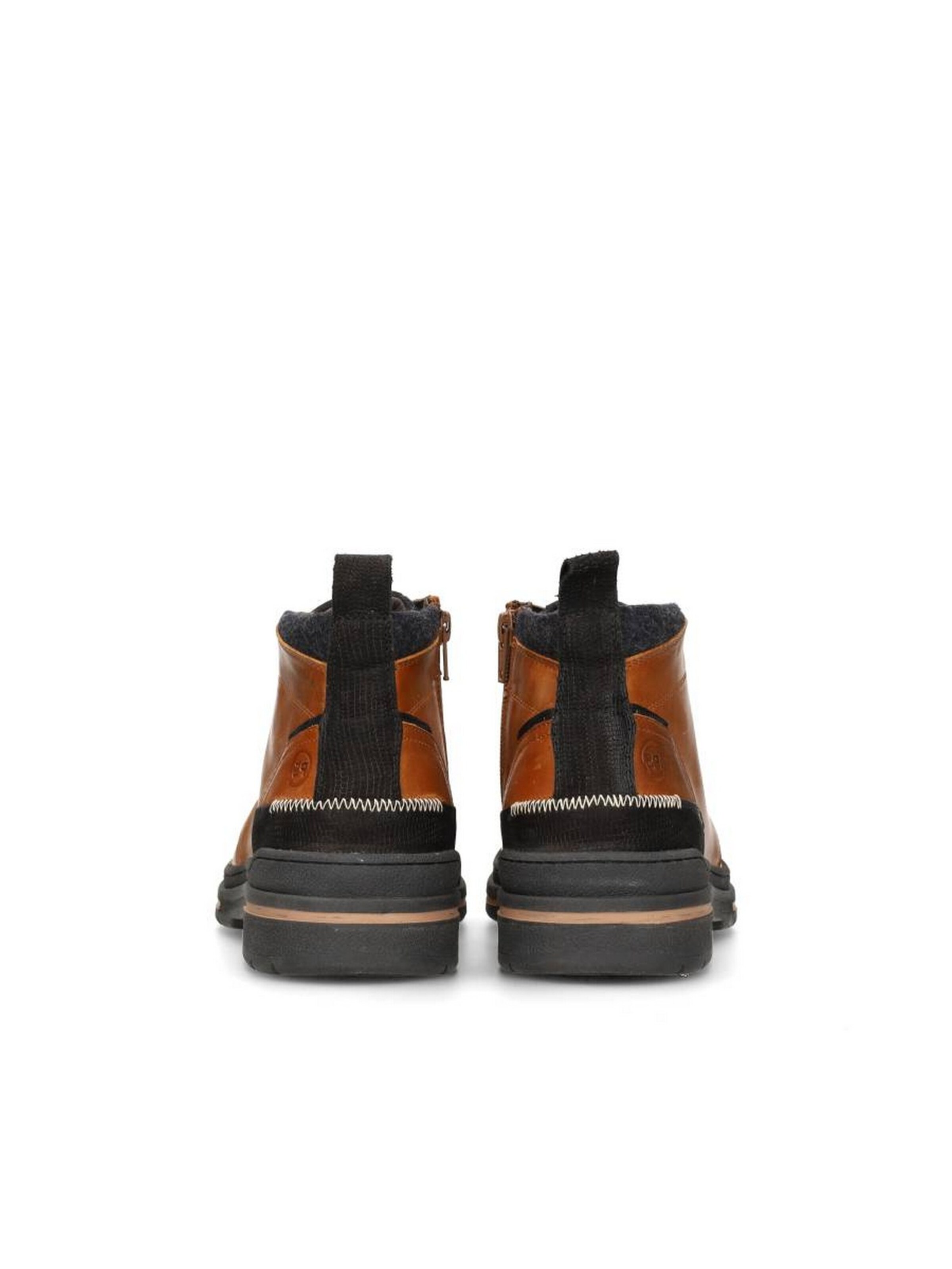 Bottines à lacets 'Brut' PS Poelman en marron
