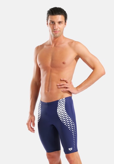 ARENA Sports swimming trunks 'Openings' in Blue / White, Item view