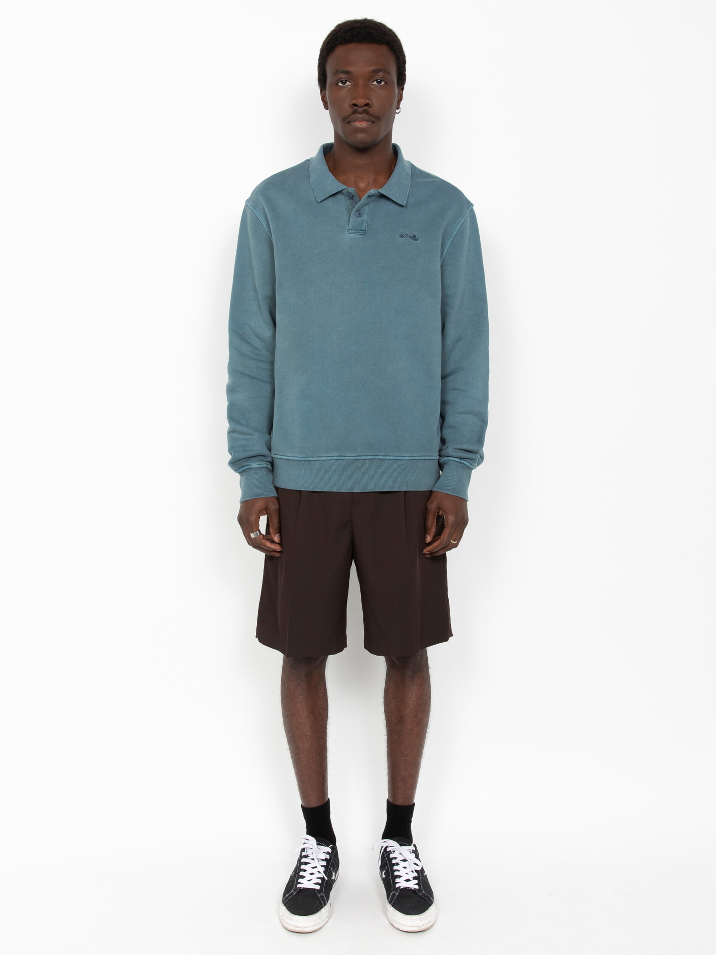 Sweat-shirt Schott NYC en bleu