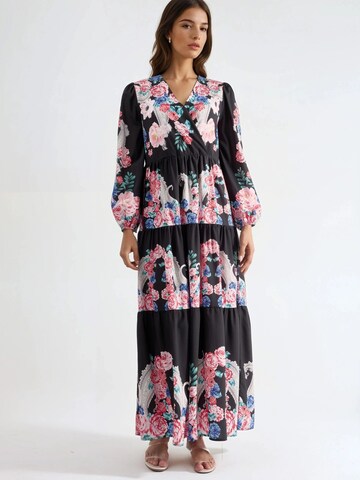 MSN Collection - Vestido em mistura de cores: frente