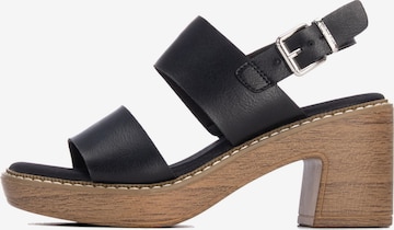 Refresh - Sandalias en negro: frente