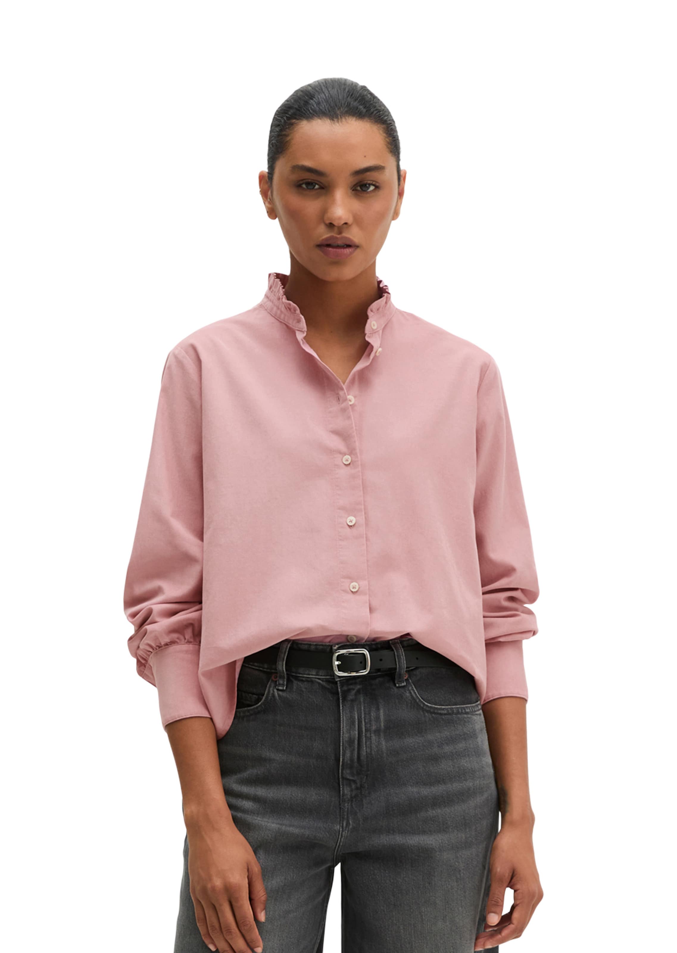Marc O'Polo Blouse in Roze: voorkant