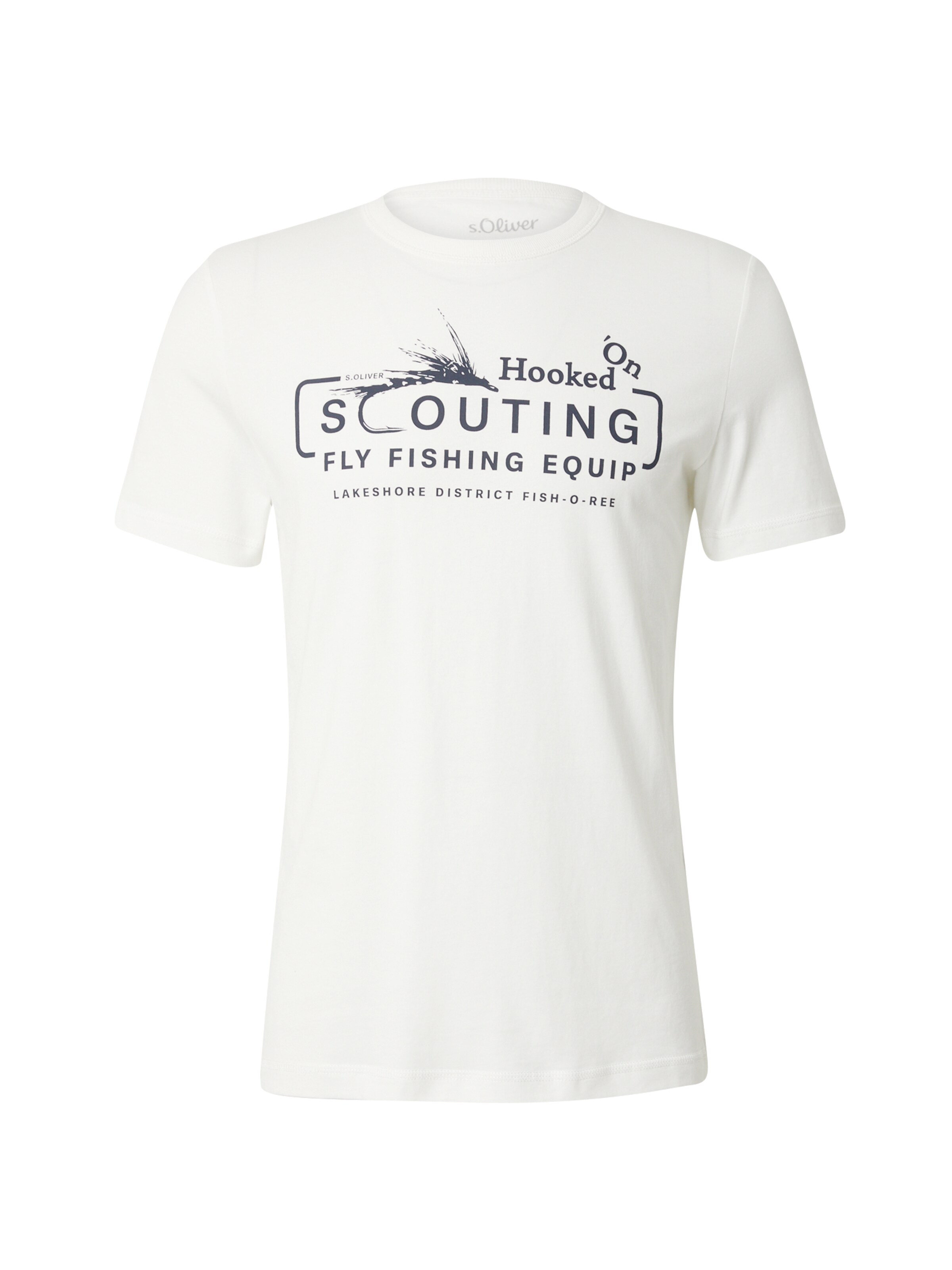 s.Oliver Shirt in White: front