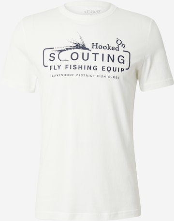 s.Oliver Shirt in White: front